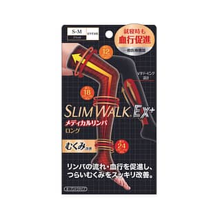 Slim Walk Medical Lymphatic Socks - Black (M-L)