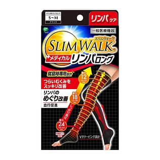 Slim Walk Medical Lymphatic Socks – Black