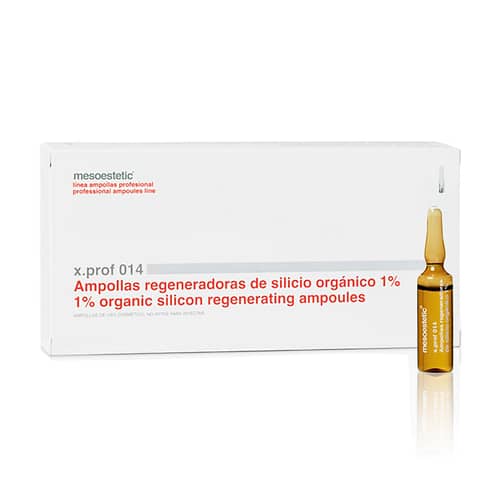 mesoestetic xprof 014 organic silicon regenerating ampoules