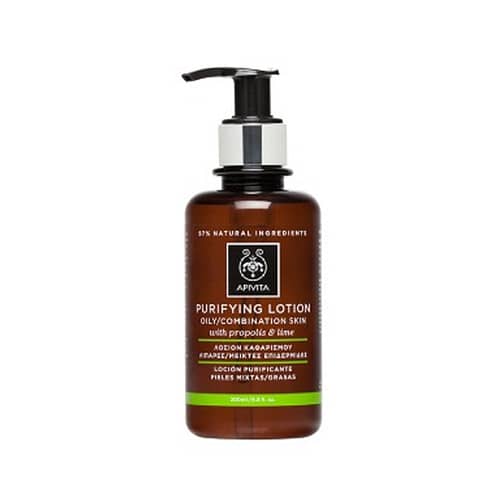 apivita Purifying Tonic Lotion For OilyCombination Skin With Propolis & Lime